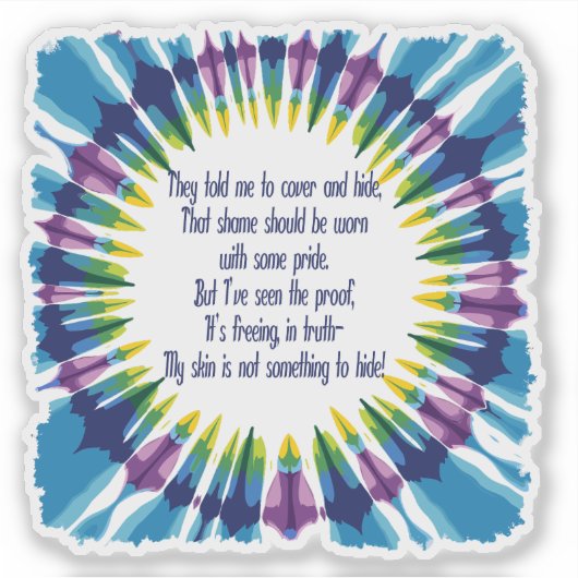 Stropdas-Dye Skin Pride T-shirt (Voorkant)