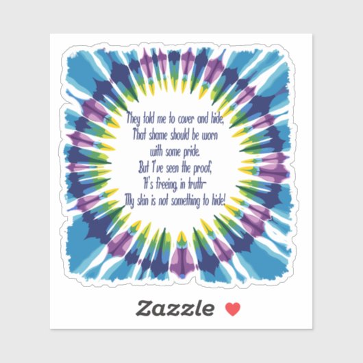 Stropdas-Dye Skin Pride T-shirt (Vel)