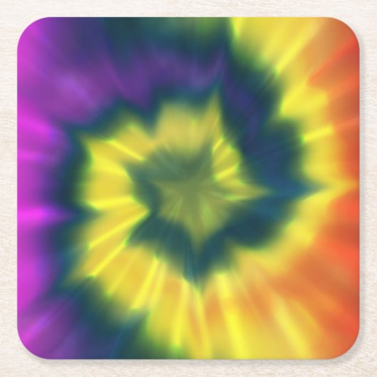 Stropdas-Dye Spiral - Onderzetters (Voorkant)