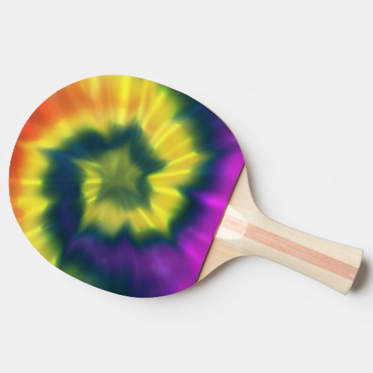 Stropdas-Dye Spiral - Ping Pong Paddle Tafeltennisbatje (Zijkant)