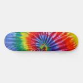 Stropdas-Dye Spiral Swirl - Regenboog Persoonlijk Skateboard (Horizontaal)
