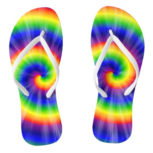 Stropdas-Dye Starburst-Teenslippers Teenslippers (Voetbed)