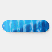 Stropdas-dye strand zonsondergang blauw skateboard (Horizontaal)