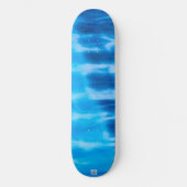 Stropdas-dye strand zonsondergang blauw skateboard (Voorkant)