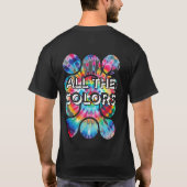 Stropdas-Dye Twist van Kleur Retro Stijl T-shirt (Achterkant)