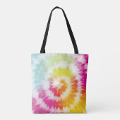 Stropdas-Dye Verjaardag Favoriet Bag Canvas tas (Achterkant)