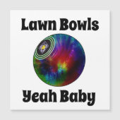 Stropdas Dyed Lawn Bowl, Magnetische Kaart (Voorkant)