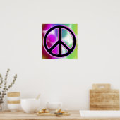 Stropdas Dyed Peace Sign Poster (Keuken)