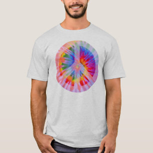Stropdas Dyed Peace Sign Shirt