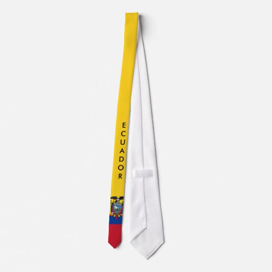 Stropdas Ecuador-vlag aanpassen (Achterkant)