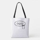 Stropdas een boog gepersonaliseerd Tas (Achterkant)