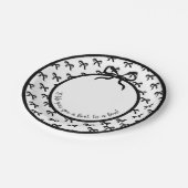 Stropdas een boog (grote bogen) 9" Bord (Gekanteld)