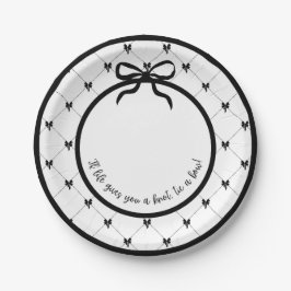 Stropdas een Bow 7" Bord