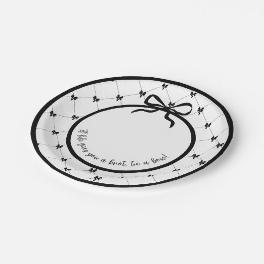 Stropdas een Bow 7" Bord (Gekanteld)