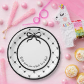 Stropdas een Bow 9" Party Bord (Feest)