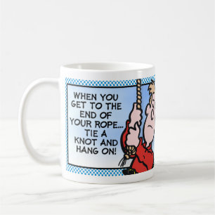 Stropdas een knoop en hou vol! koffiemok