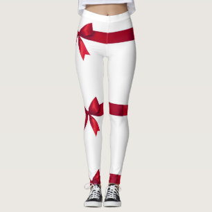 **STROPDAS EEN "RODE RIBBENS" OP UW gal** Leggings