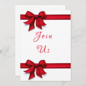 **STROPDAS EEN ROOD LINT OP JE FEESTJE** KERSTFEES KAART (Voorkant / Achterkant)