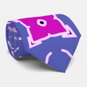 Stropdas, Een veelkleurig printpatroonontwerp Stropdas (Opgerold)