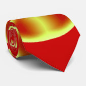 Stropdas, Een veelkleurig printpatroonontwerp Stropdas (Opgerold)