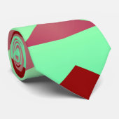 Stropdas, Een veelkleurig printpatroonontwerp Stropdas (Opgerold)