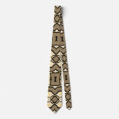 Stropdas, Een veelkleurig printpatroonontwerp Stropdas (Voorkant)