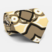 Stropdas, Een veelkleurig printpatroonontwerp Stropdas (Opgerold)