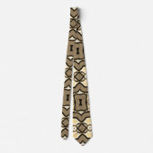 Stropdas, Een veelkleurig printpatroonontwerp Stropdas (Achterkant)