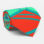 Stropdas, Een veelkleurig printpatroonontwerp Stropdas (Opgerold)