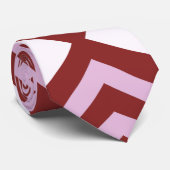 Stropdas, Een veelkleurig printpatroonontwerp Stropdas (Opgerold)
