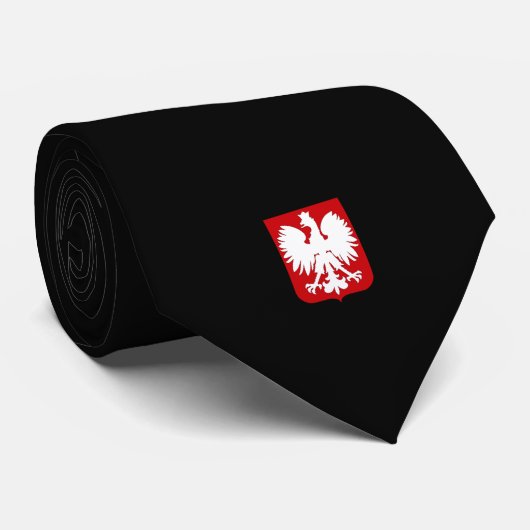Stropdas eenvoudige Poolse adelaar (Opgerold)