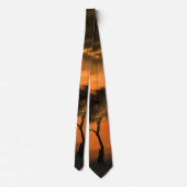 Stropdas eenzame zonnestralen - Zonneopjes (Achterkant)