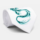 Stropdas Emerald Dragon (Opgerold)