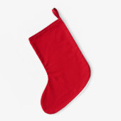 Stropdas en bril Hipster Brown Fox Kleine Kerstsok (Achterkant (Hangend))