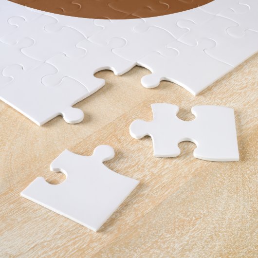 Stropdas en bril Hipster Brown Fox Legpuzzel (Zijkant)