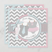 Stropdas- en Chevron-afdruk Kaart (Voorkant / Achterkant)