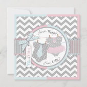 Stropdas- en Chevron-afdruk Kaart (Voorkant)