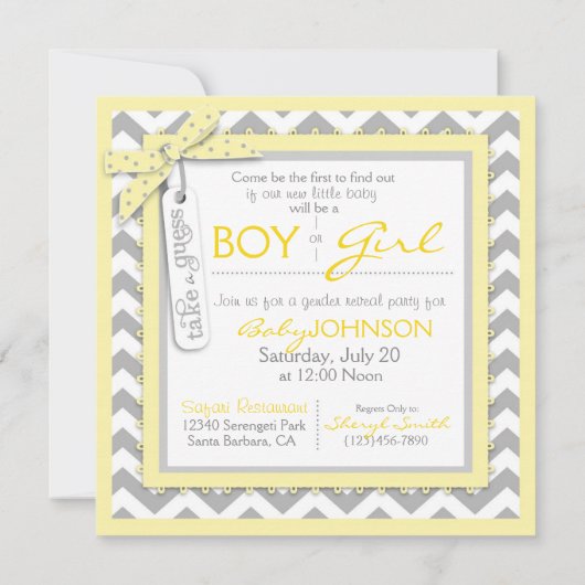 Stropdas- en Chevron-afdruk Kaart (Achterkant)