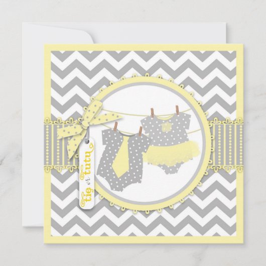 Stropdas- en Chevron-afdruk Kaart (Voorkant)