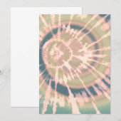 Stropdas en kleurstof bedankkaart (Voorkant / Achterkant)