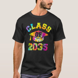 Stropdas- en kleurstofklasse van 2035 kweek met mi t-shirt