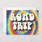 Stropdas- en kleurstofontwerp voor weggebruik briefkaart (Voorkant / Achterkant)