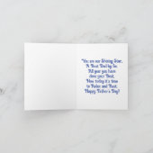 Stropdas en Shirt Vaderdag Wenskaart Kaart (Binnen)