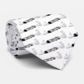 Stropdas en verhaal van konijn en vos (Opgerold)