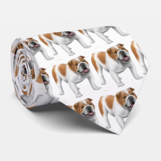 Stropdas Engelse Bulldog (Opgerold)