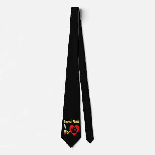 Stropdas Eternal Flame of Love Wish Paws (Voorkant)