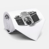 Stropdas "Exakta" voor camera-ventilatoren - wit (Opgerold)