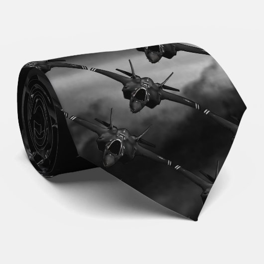 Stropdas F-35 blikseminslag II (Opgerold)