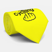 Stropdas fietsen omdraaien (Opgerold)