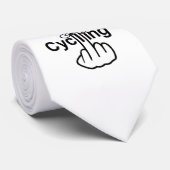 Stropdas fietsen omdraaien (Opgerold)